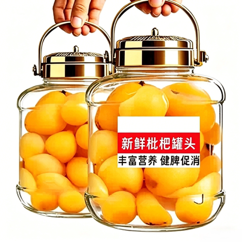 琵琶鲜果水果罐头糖水商用大罐