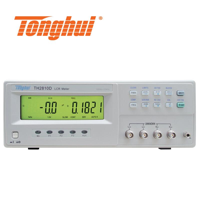 LCR数字电桥同惠TH2810D频率10kHz5挡分选读数稳定快速TL2812D