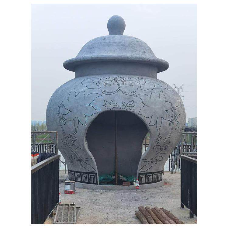 马赛克雕塑玻璃钢马赛克公仔摆件景观屋马赛克造型层景区雕塑
