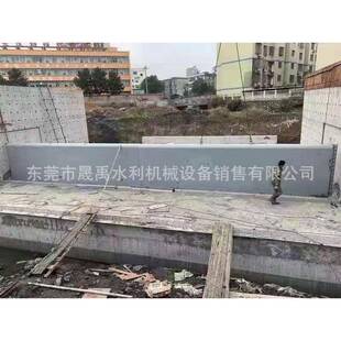 景观闸坝底横轴翻板闸河道治理调水蓄水液压启闭机钢坝闸防洪泄洪