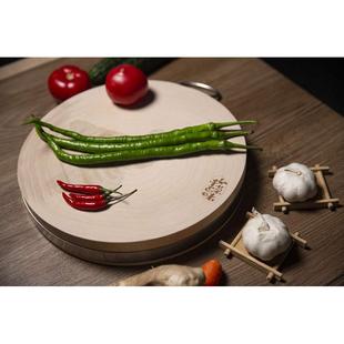 实木银杏木砧板白果树刀板千菜百味原木厨房用品切菜板银杏树菜墩