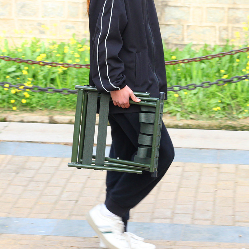 折叠椅子户外便携成人干活用矮靠背椅子方便O携带折叠凳子钓鱼椅