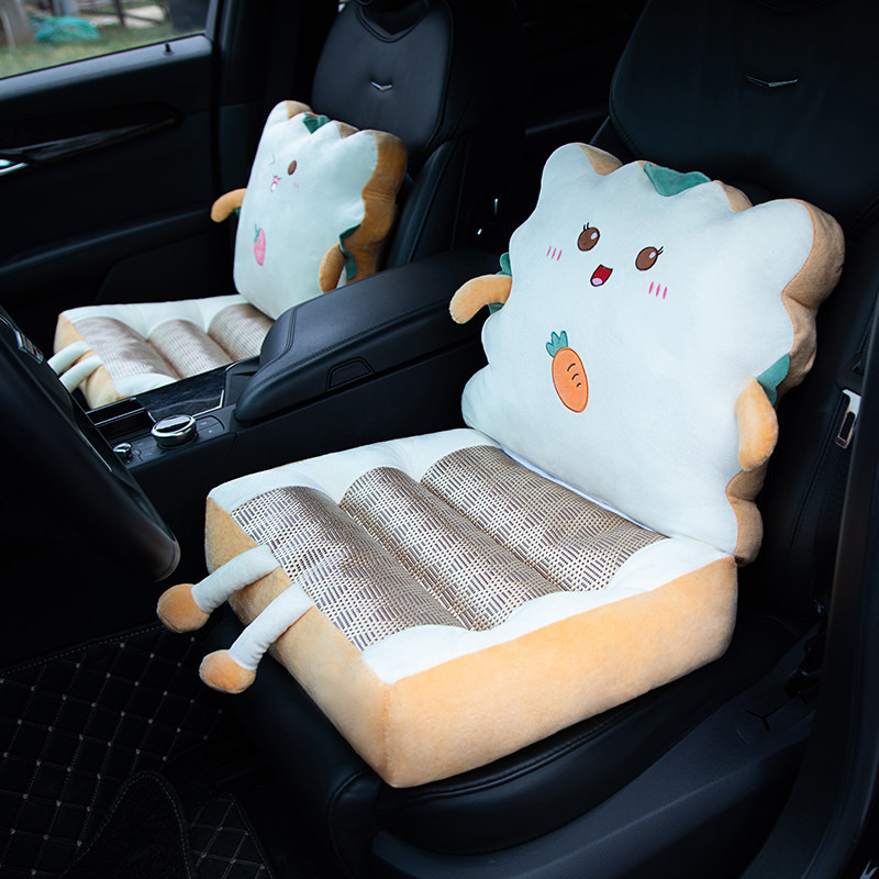 夏季凉席加厚学车坐垫屁垫汽车A驾照专用科目二练车矮个子增高椅