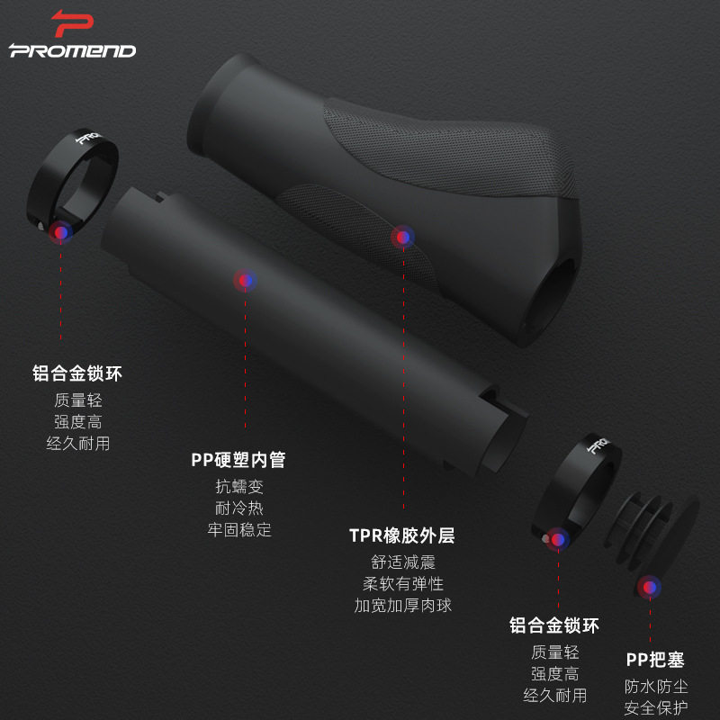 山地自行车长短把套折叠车变速转把橡胶防滑把Q手套锁死手柄套配