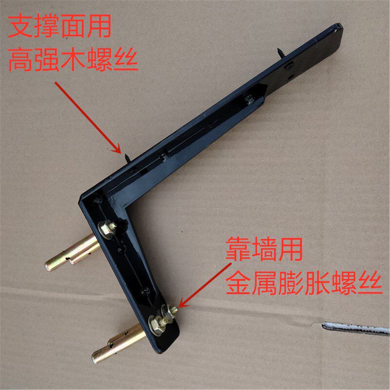 墙上三角架加厚靠墙支撑架托架超强承H重一体成型三角架铁支架固