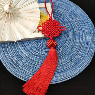 中国结挂a件小装饰包挂车挂编织线福字镇宅招财绳子红色送人老外