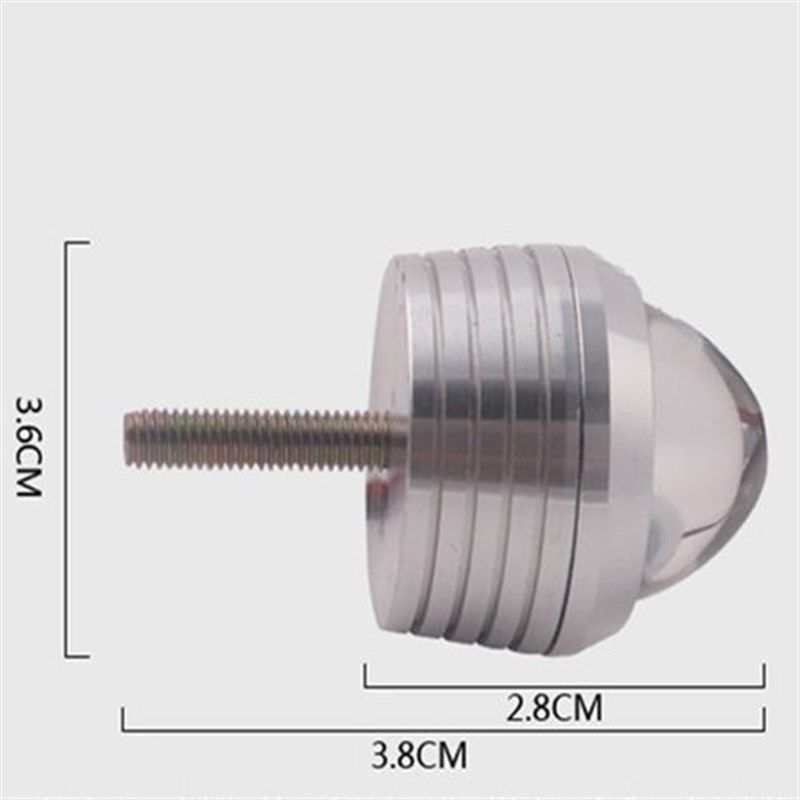 12V-80V爆闪后尾灯摩托电动车LED改装刹车灯后尾T灯超亮鱼眼爆闪