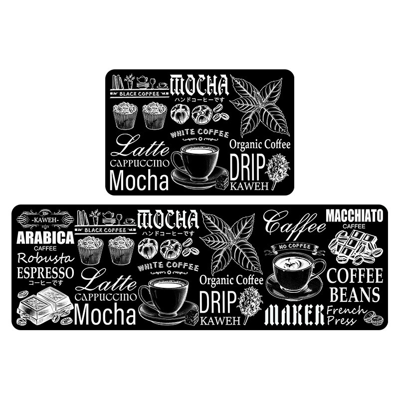 美式复古厨房长条地垫防水防油垫免清洗地毯硅藻泥Z防滑吸水垫