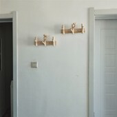 山里人手工木f制挂钩小鸟衣架客厅墙壁创意衣帽钩宾馆卧室玄关壁