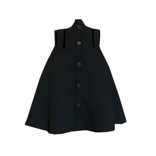 鱼骨半身裙大码 设计感收腰A字百褶短裙秋冬显瘦R遮肚子蓬蓬裙伞裙