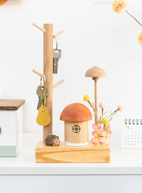 阿楹 玄关鞋柜入l门钥匙收纳摆件梳妆台装饰口罩手串戒指首饰挂架