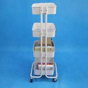 厂家直销RMX20240货居四层纳拉斯克多功能推车家用现品书本杂志收