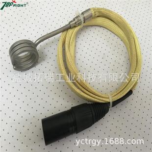 拓瑞专业生产黄色卡夫拉套管钛烟钉加热圈石英烟钉发热圈