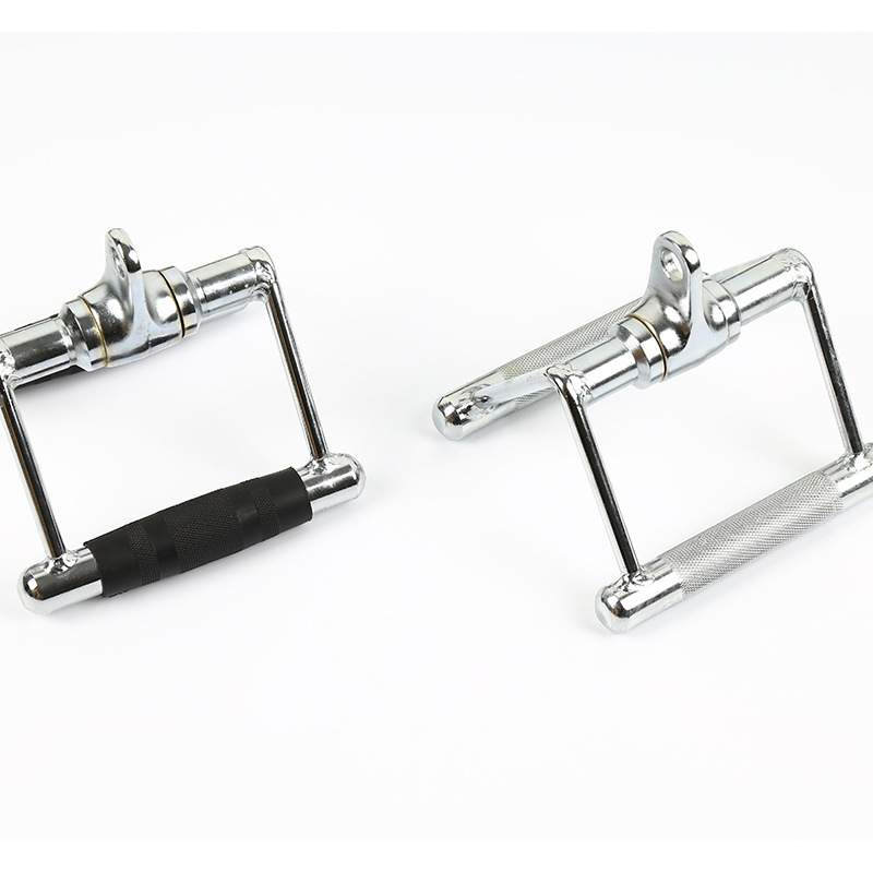 马鞍包胶拉力杆V型力量器械大飞鸟拉杆健身器材坐姿划船拉力杆