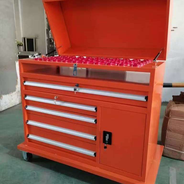 工具车CNC数控刀具管理车柜BT40HSK车刀柄架耐磨静音轮