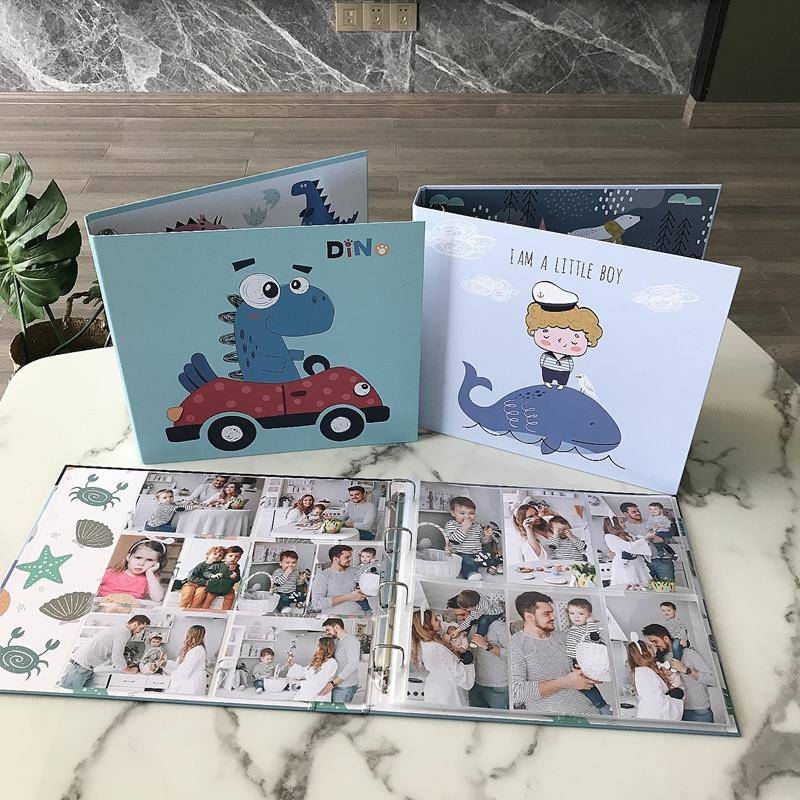 儿童成长相册4寸6寸全竖版横版大容量插页式宝宝影集