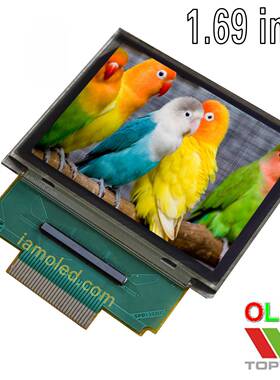 1.69英寸彩色oled液晶显示屏UG-6028GDEFF01拓微topwin新驱动30脚