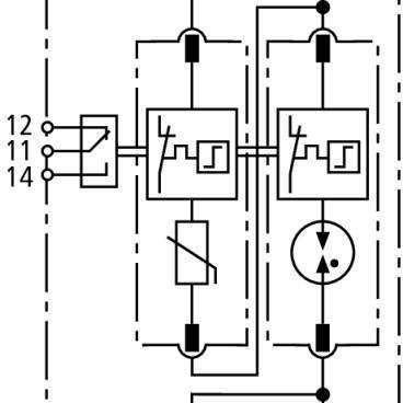盾牌DG M TT 2P 275 CN FM单相TT和TN系统电源涌保护器，带遥信
