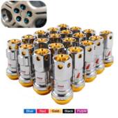 汽车改装 车轮螺母铬钛合金防盗螺母锁具M12x1.5 1.2520pcs