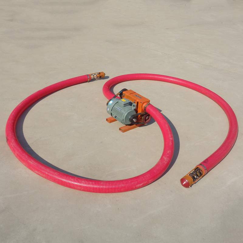 软管抽粮机收粮三轮车悬挂装卸吸粮机 粮食抽送机爬山虎提升机