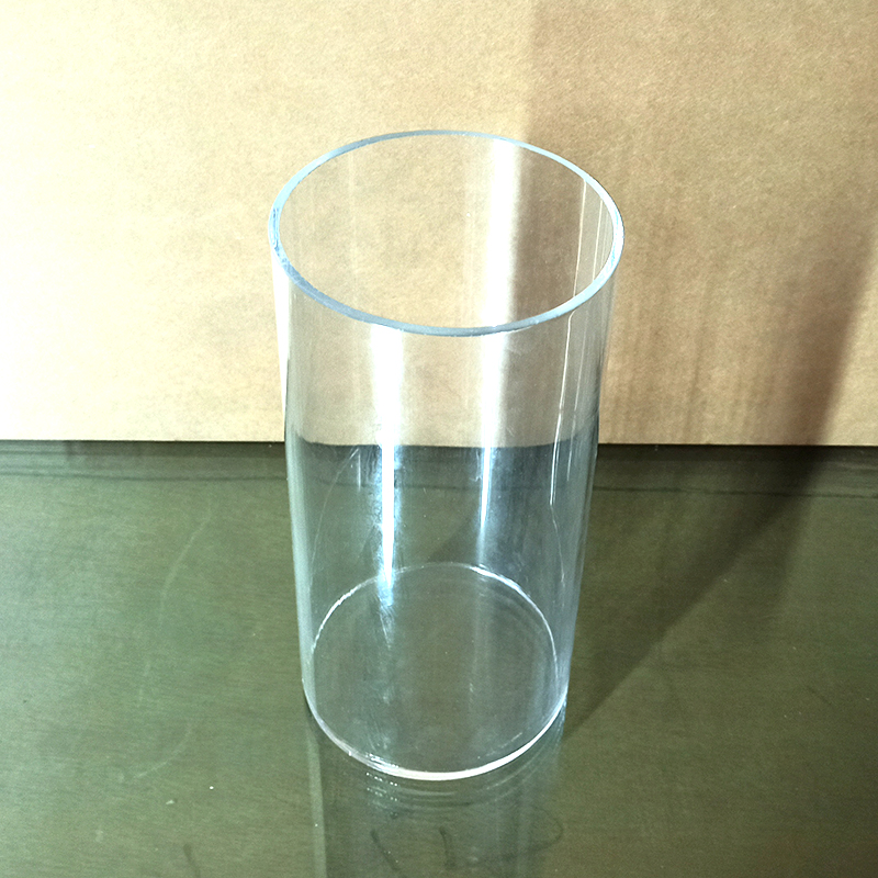 圆形高透无盖亚克力圆管封u底柱形模型玩具防尘展示罩装水鱼缸花