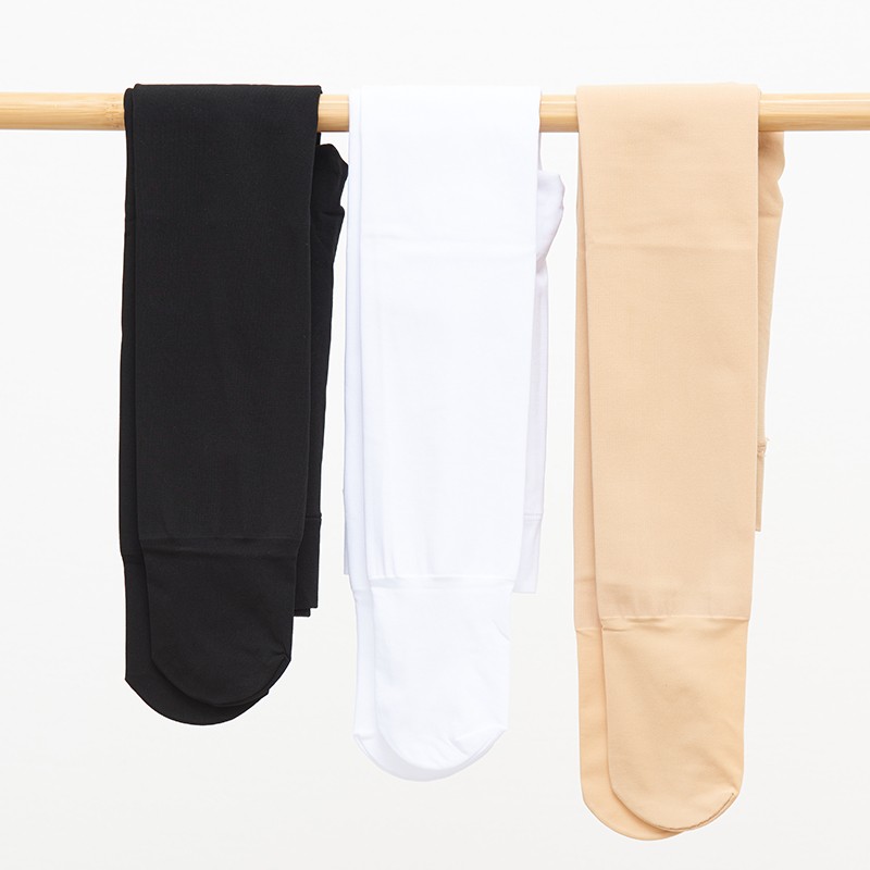 女童肉色连裤袜春秋黑色儿童薄绒打底裤女宝宝自T然肤色连体舞蹈