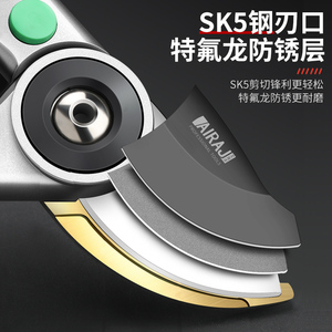 艾瑞泽园b艺剪枝剪刀果树树枝园林花枝花艺剪刀修枝剪采摘水果神