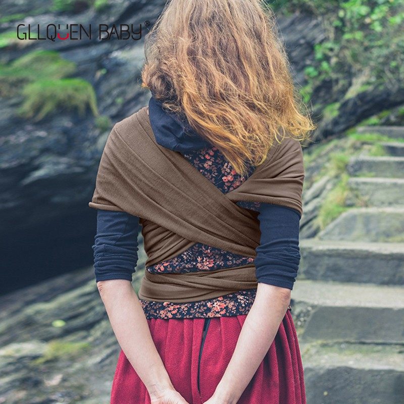 GLL弹力婴儿背巾前o抱式育儿背带横抱式包裹式多功能宝宝抱娃神器