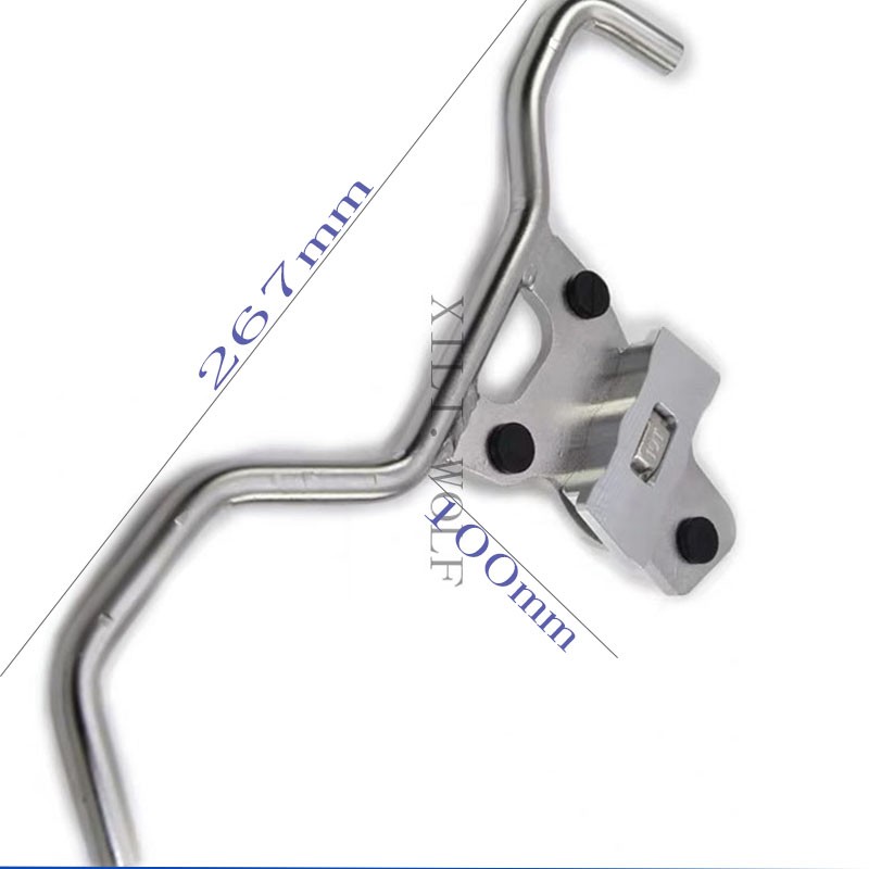 适用宝马R120g0GS/R1250GS/ADV 加装传动轴保护杠改装防撞保险杠