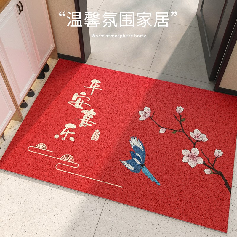 地垫入户门垫进门门口门外脚垫202G4新款丝圈出入平安防滑地毯