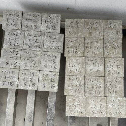 水泥砂浆试块m5m7.5m10vm15m20m25砂浆试块定制刻字初凝刻字