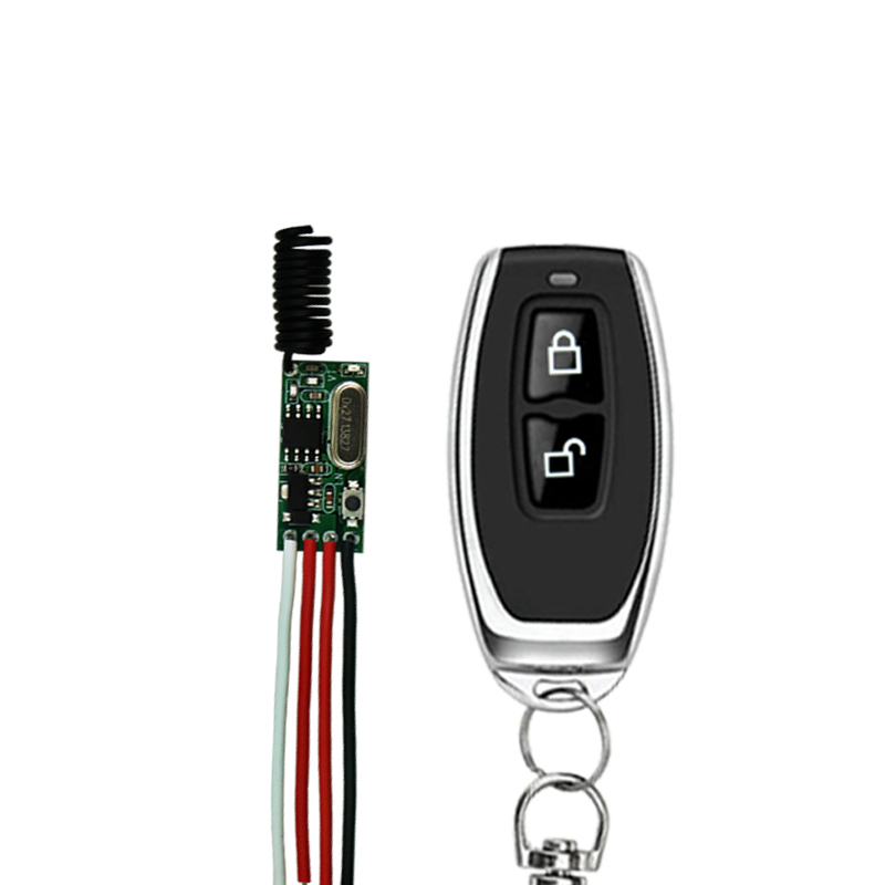 遥控开关2.8V-23V电池供电低功耗接收模块 迷你R遥控开关 微型开