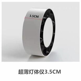 明装筒灯led圆形防眩目天花灯见光不见灯过道走廊家用明装射灯