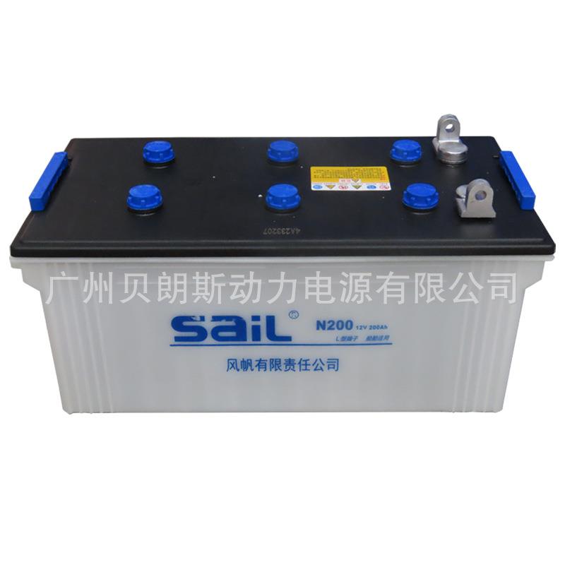 船用电瓶 6-CQA-200 12V200Ah 电动游船蓄电池 CCS船级社认证
