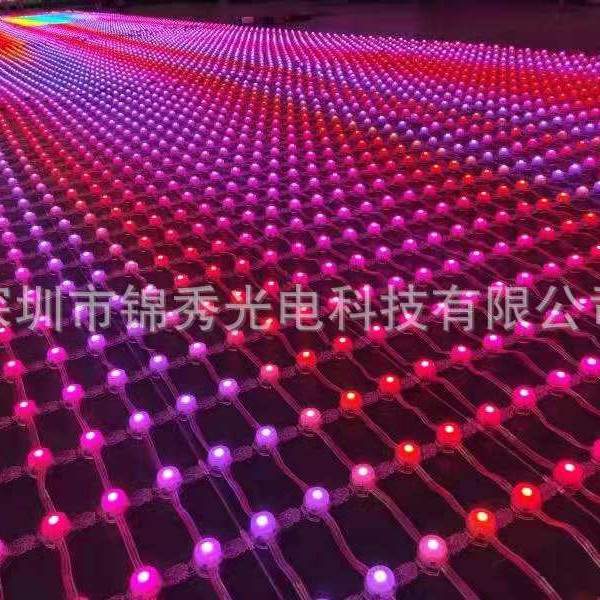 透明点整屏 LED网格屏 幕墙屏 户外网幕透明屏透明窗帘屏