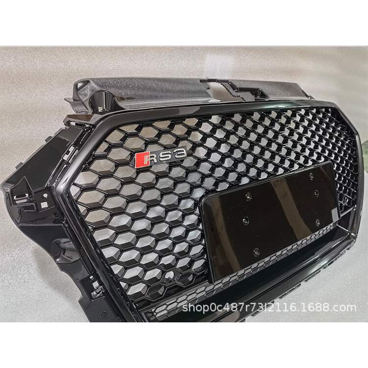 适用于A3改装中网2017 2018 2019 2020 年A3S3蜂窝格栅无标款散热