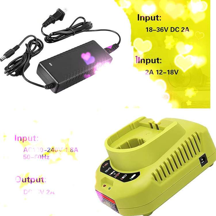 适用于利优比Ryboi 12V-18V电池充电器P108 P117 P118B 260051002