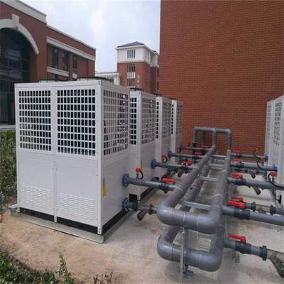 安徽学校泳池恒温热泵热水设备泳池空气能热泵恒温恒湿系统欧麦朗