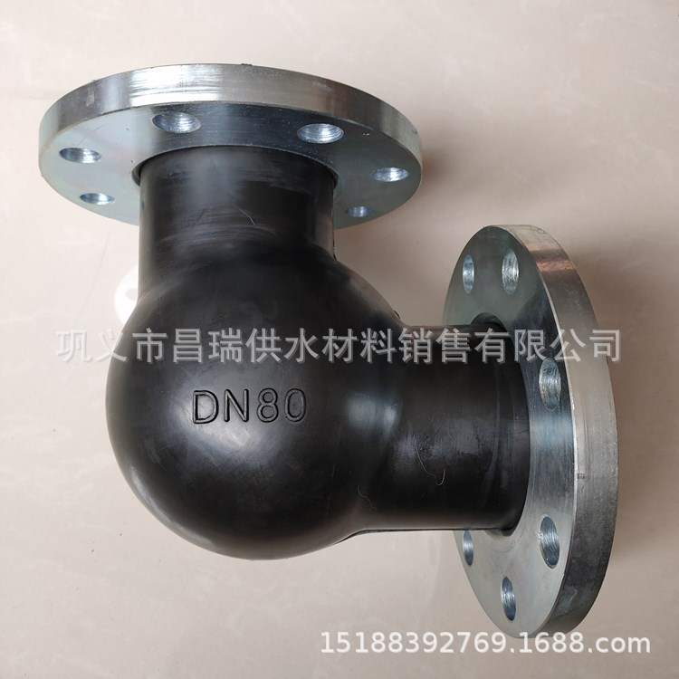 KWTF型可曲挠橡胶弯头 90度橡胶弯头 直角橡胶软接头软连接1.0MPa