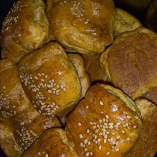 安徽合肥特产肥东梁园小鳖酥饼/狮子头/酥饺传统手工烧饼产地直发