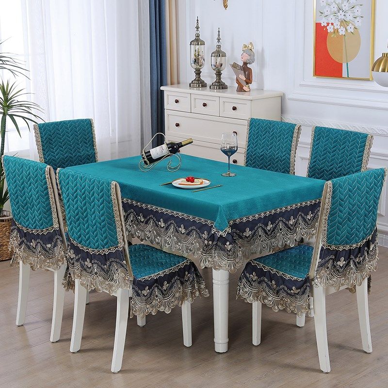 餐桌布椅套椅垫椅子套罩长方形布艺茶几桌布防滑加厚连体椅垫靠背,居家布艺,桌布,淘宝优惠券,粉丝福利购,淘宝优惠卷