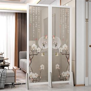 叠可移动CBP屏卧室遮挡家用办公室实木玄小关 新中风简约现代折式