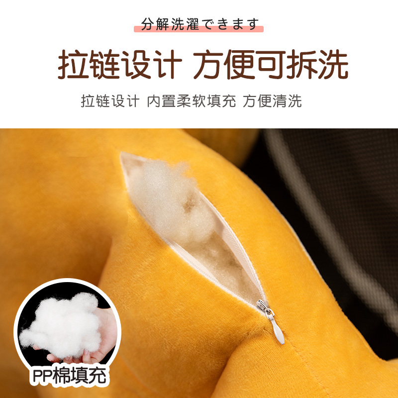 牀头软包靠背靠垫护腰靠枕u沙发抱枕牀上看书腰枕宿舍学生牀靠枕