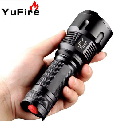 X7手电筒强光26650可充电远射家用变焦户外led探照灯t6防身