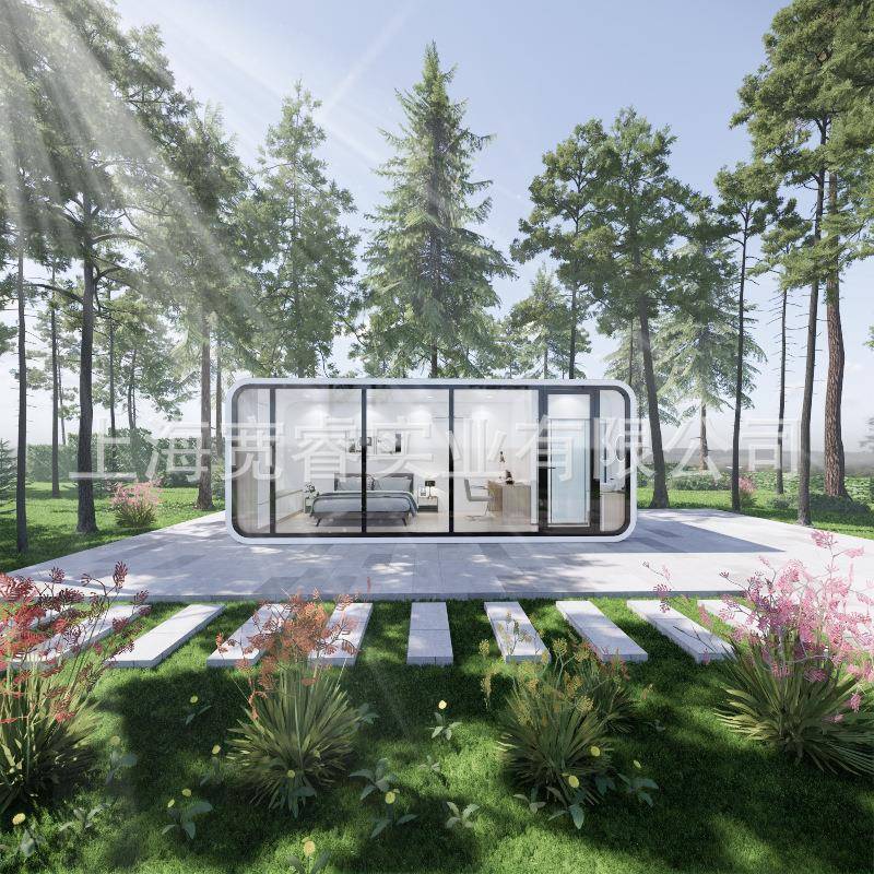 露营民宿钢结构苹果太空舱智能办公室舱创意移动房屋厂家生产