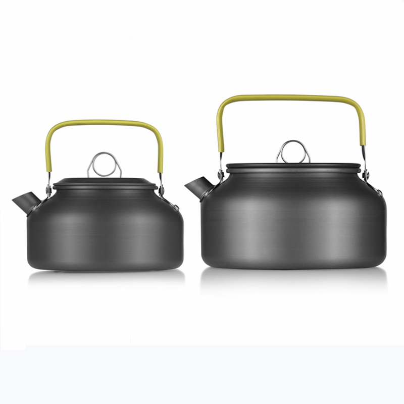 户外氧化b铝合金烧水壶野餐0.8L咖啡壶露营野炊装备便携开水泡茶
