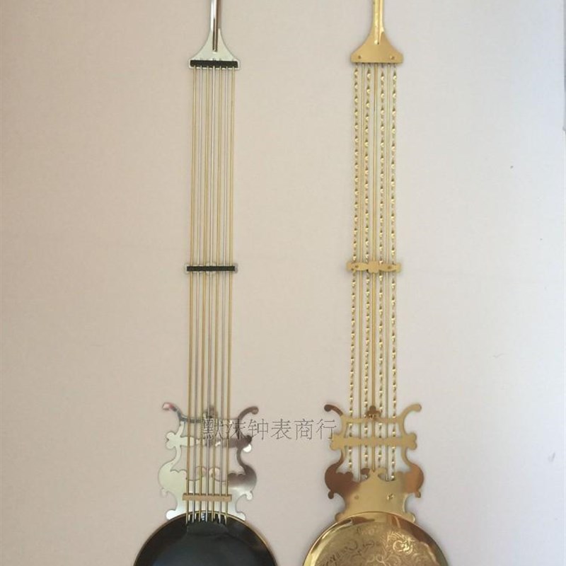 北极星31天15天机械上弦落地钟配件挂钟钟摆陀98cmS95cm铝摆金属