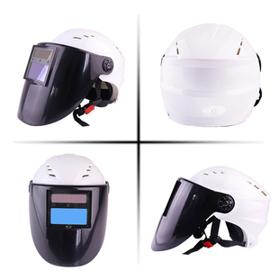 热浪RL-280面脸部自动变光电焊面罩电焊防护罩焊工专用帽子氩弧焊
