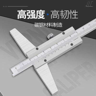 数显带表游FEO标深度尺0-20300500卡01000*0.游02标深度卡尺