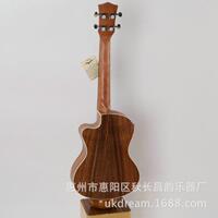 7寸全虎紋思木缺式小吉他四弦琴相UT-C8Q烏克麗角麗缺角吉2他UT-C
